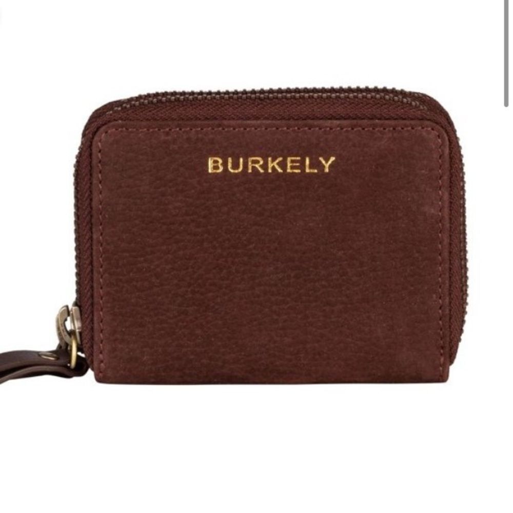 Ladies Burkely RFID Soul Skye Wallet Cognac‎ Color Genuine Leather